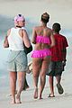 rihanna ruffled pink bikini barbados 16