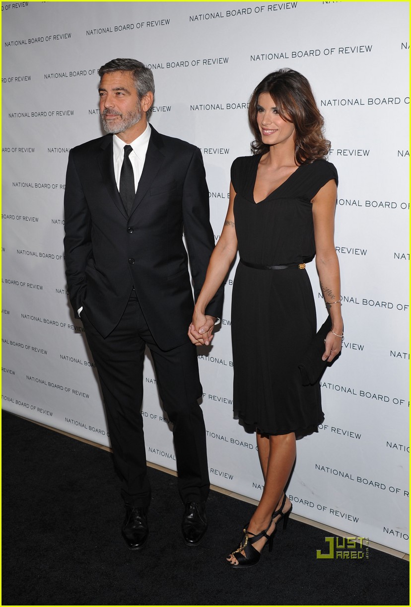 george clooney elisabetta canalis national board of review awards 07