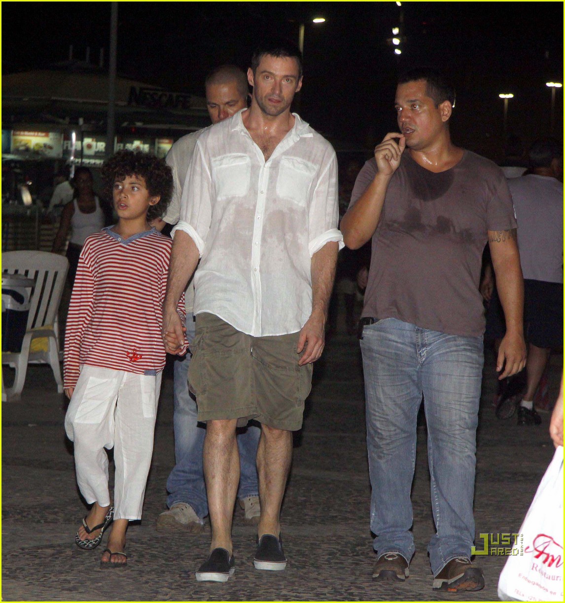 Hugh Jackman Shoots Lipton Ice Tea Commercial Photo 2407590 Ava