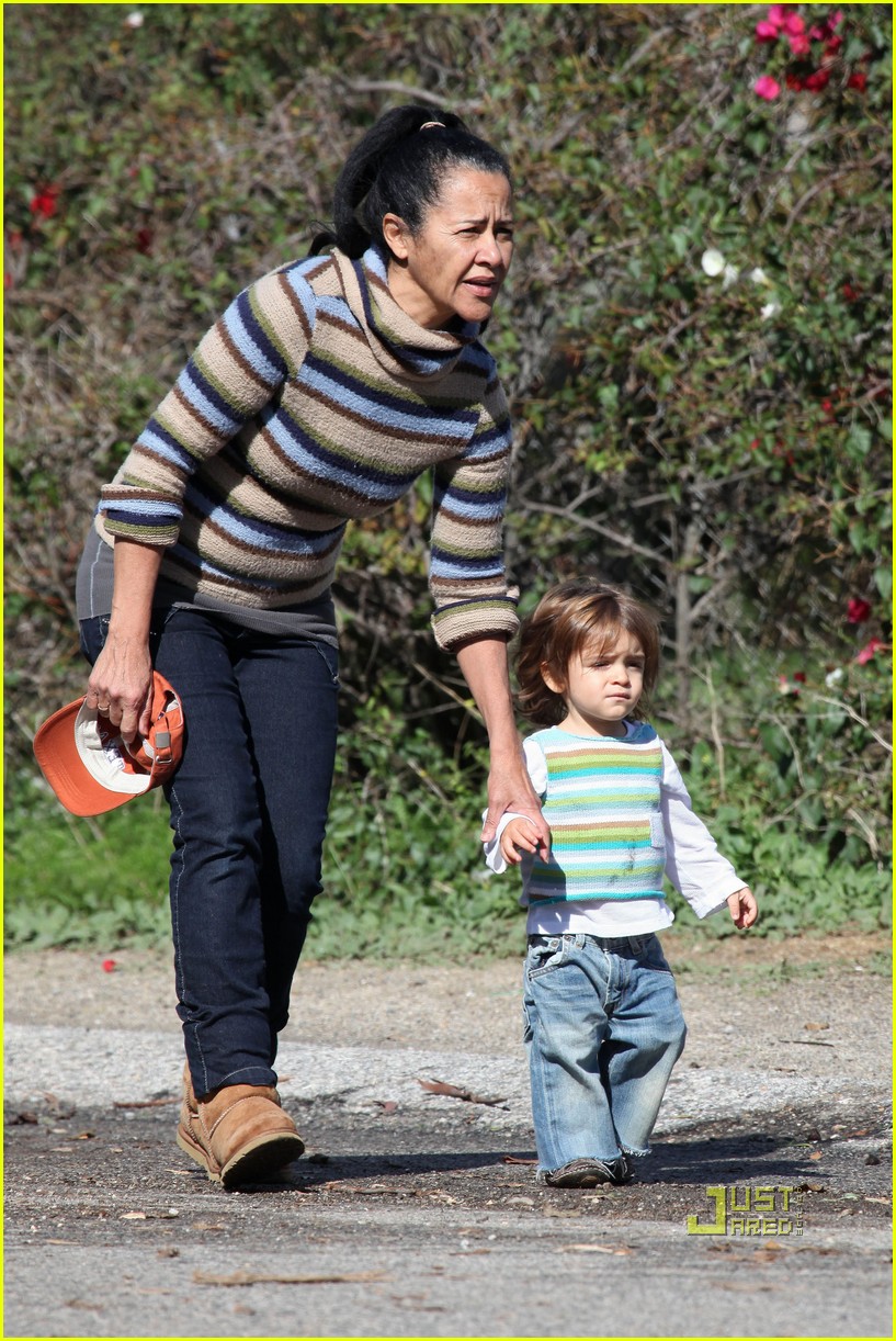 Levi McConaughey & Grandma Alves Step Out in Stripes Photo 2411217