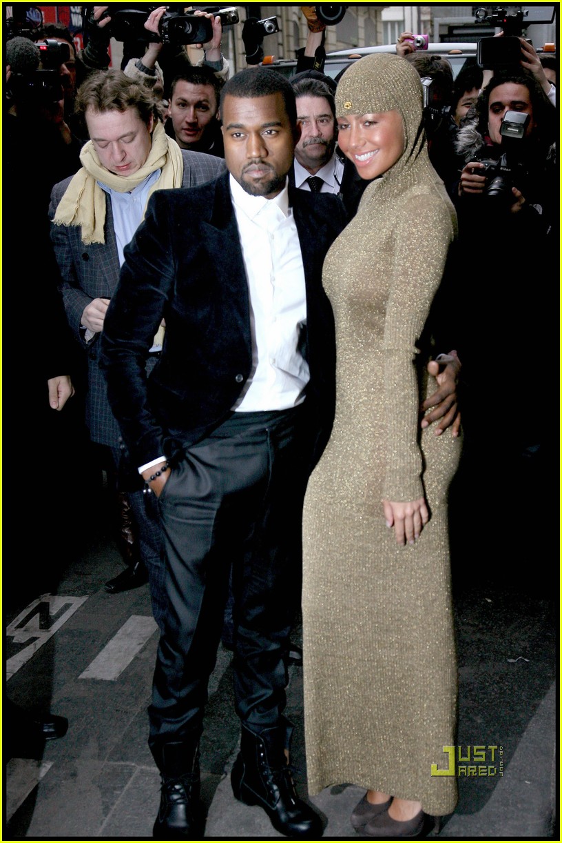 kanye west amber rose chanel haute couture 05