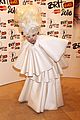 lady gaga brit awards white tier dress 08