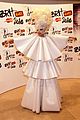 lady gaga brit awards white tier dress 10