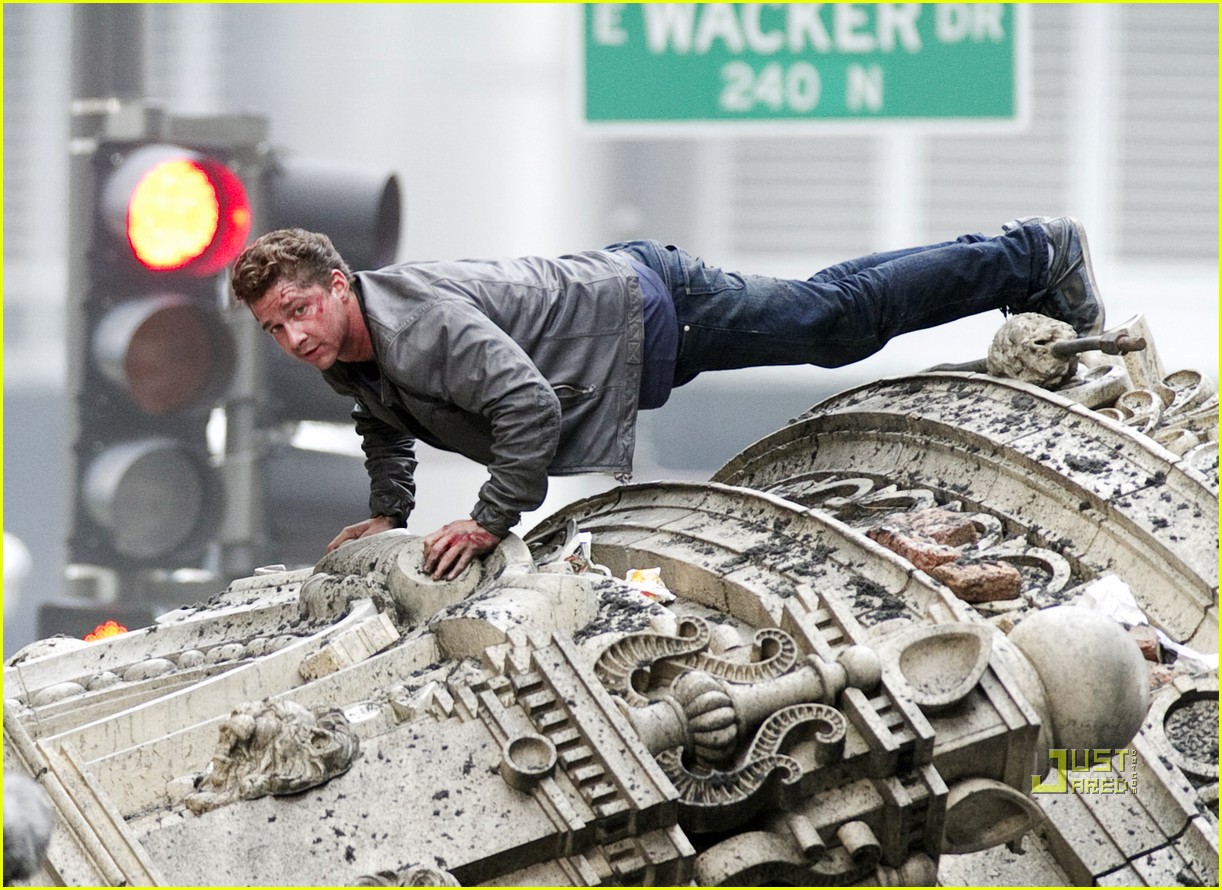 shia labeouf transformers 3 funny face action sequences 09