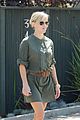 reese witherspoon belted olive dress medical building tavern brentwood 05
