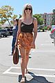 reese witherspoon belted olive dress medical building tavern brentwood 06