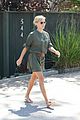 reese witherspoon belted olive dress medical building tavern brentwood 09