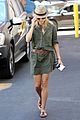 reese witherspoon belted olive dress medical building tavern brentwood 15