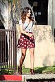 shenae grimes 90210 set floral skirt 01