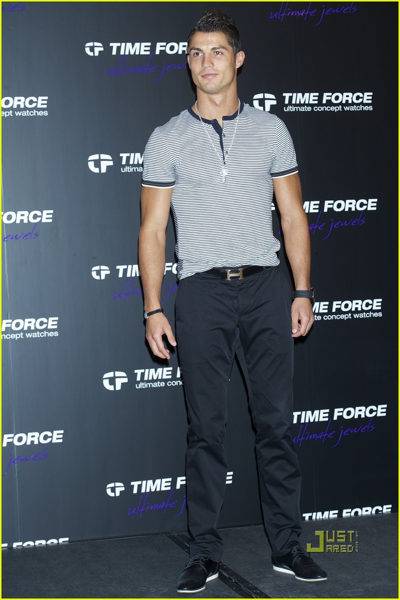 cristiano ronaldo time force watches photocall 02