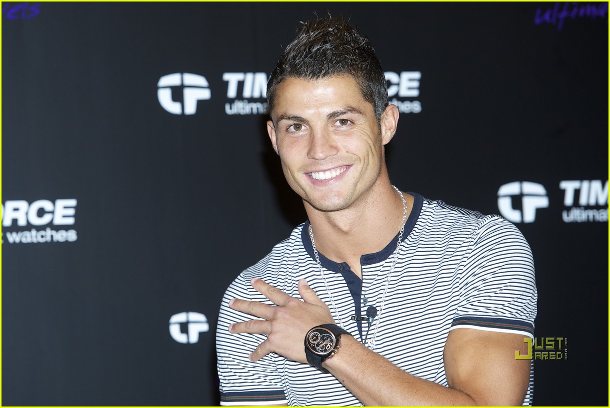 cristiano ronaldo time force watches photocall 06