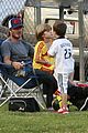 david beckham plays soccer with his sons 02
