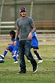 david beckham plays soccer with his sons 06