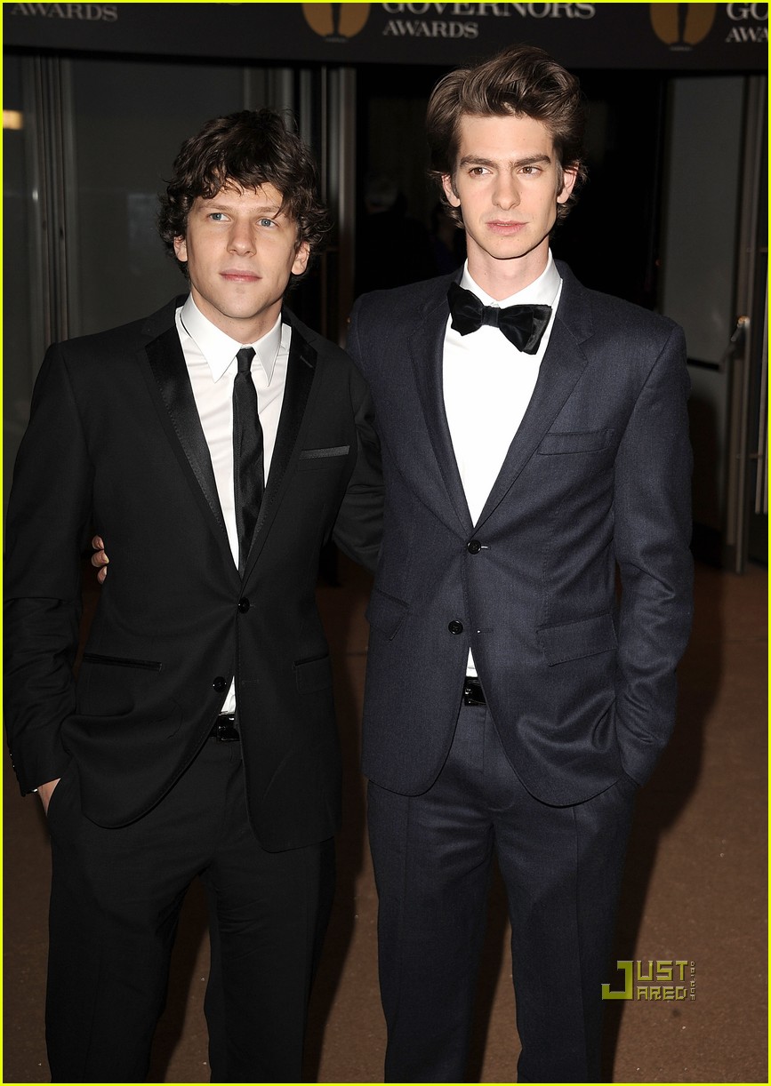 andrew garfield governors awards with jesse eisenberg 062496096