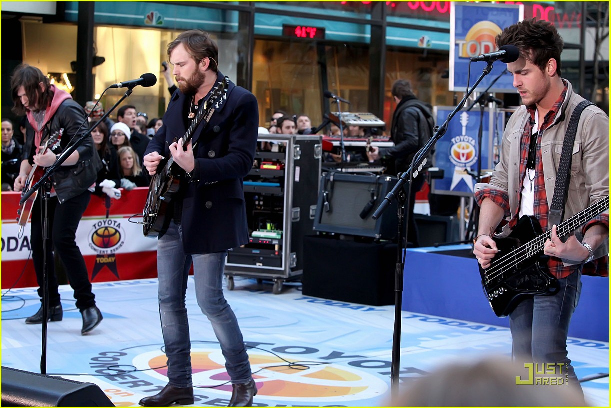 Kings of Leon 'Radioactive' Today Show! Photo 2498489 Caleb