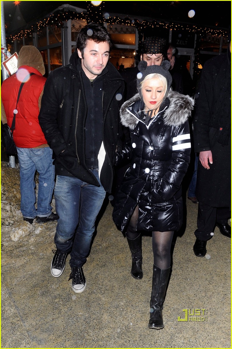 Christina Aguilera: Berlin Christmas Market with Matt Rutler!: Photo ...