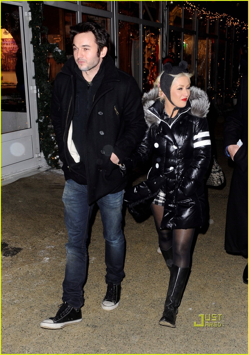 Christina Aguilera: Berlin Christmas Market with Matt Rutler!: Photo ...