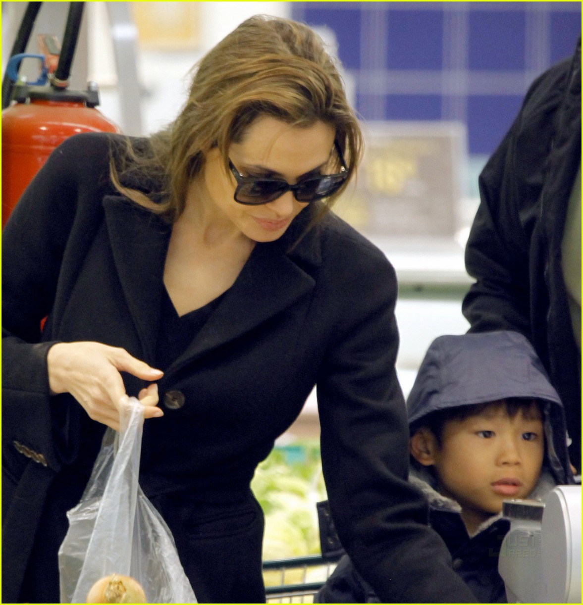 Angelina Jolie Grocery Run with Maddox and Pax! Photo 2503317