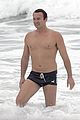 julian mcmahon beach tiny swim trunks 01