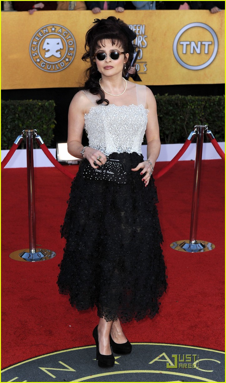 Helena Bonham Carter & Colin Firth SAG Awards 2011 Red Carpet Photo