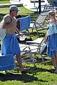 kelsey grammer miami poolside with kayte walsh 12