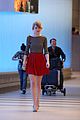 taylor swift lax red skirt 16