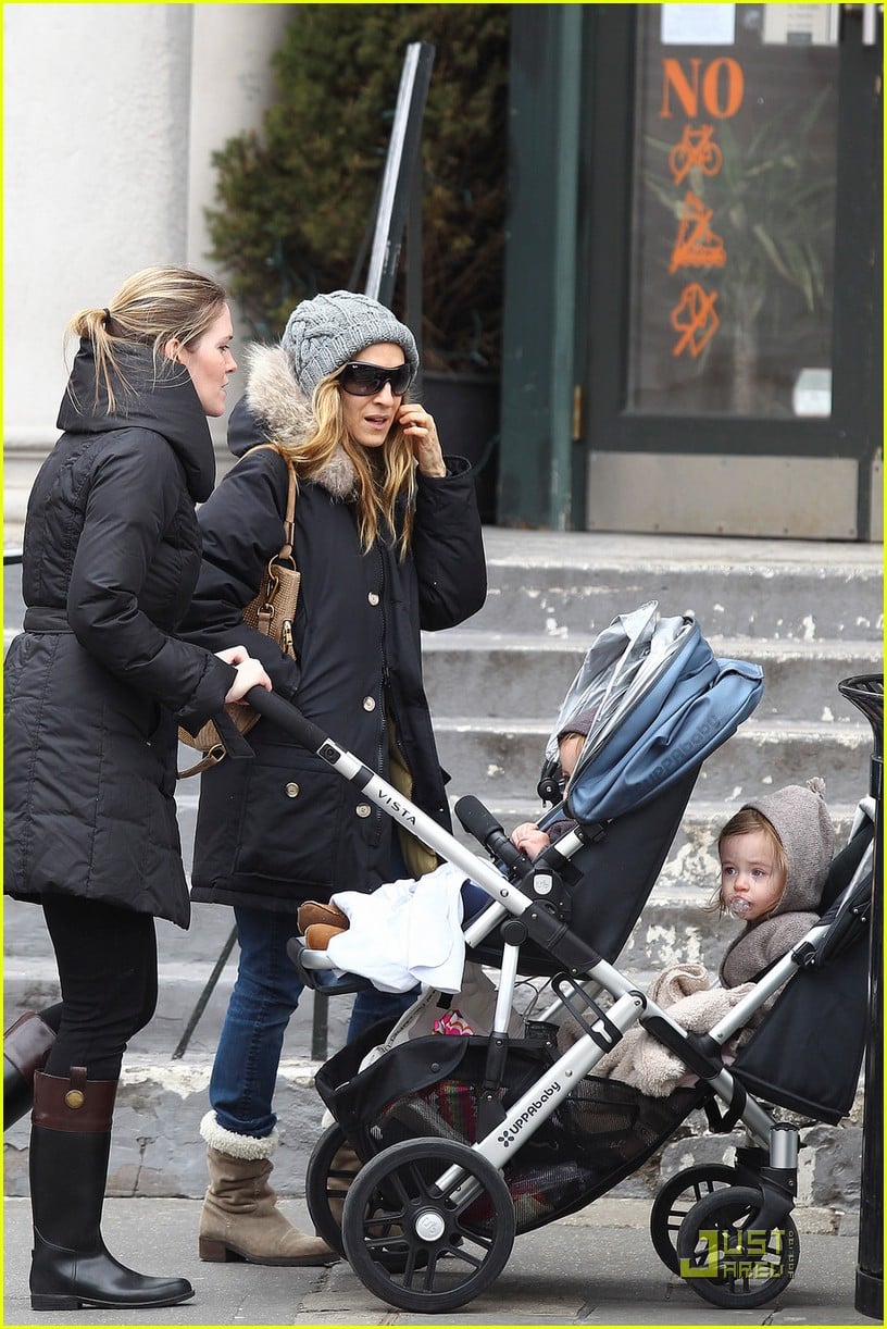 sarah jessica parker twins grocery shopping 08