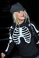 christina aguilera skeleton shirt nyc 03