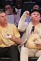will ferrell john c reilly kiss lakers game 05