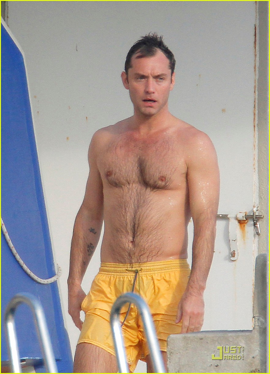 jude law shirtless in cannes 022547539