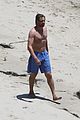 gerard butler shirtless stroll with mystery gal 10