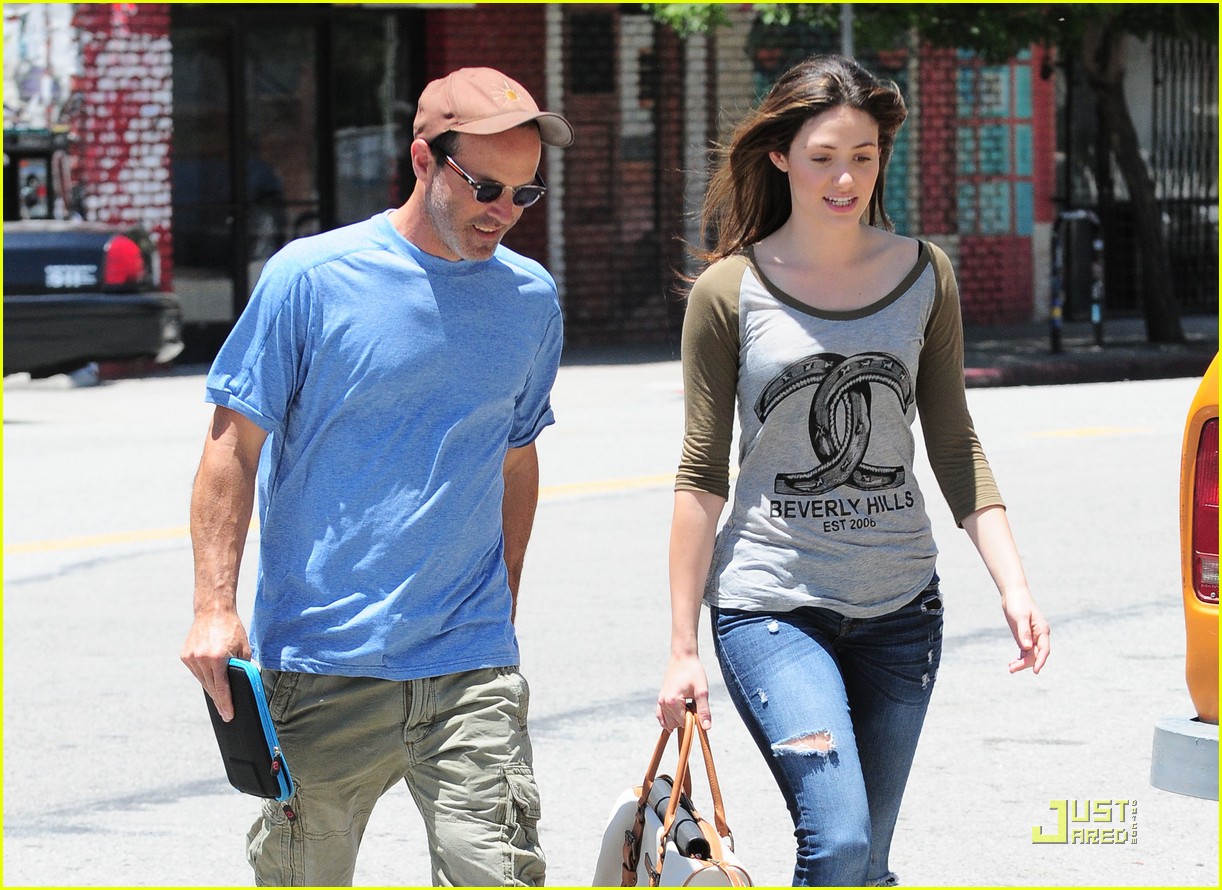 emmy rossum lunch with dj caruso 14