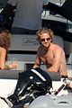 gerard butler shirtless boat ride in ischia 01