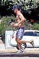 sean penn shirtless jogging with shannon costello 21
