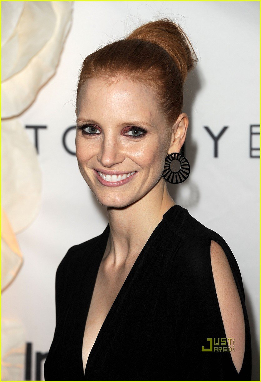 jessica chastain instyle hfpa event 01