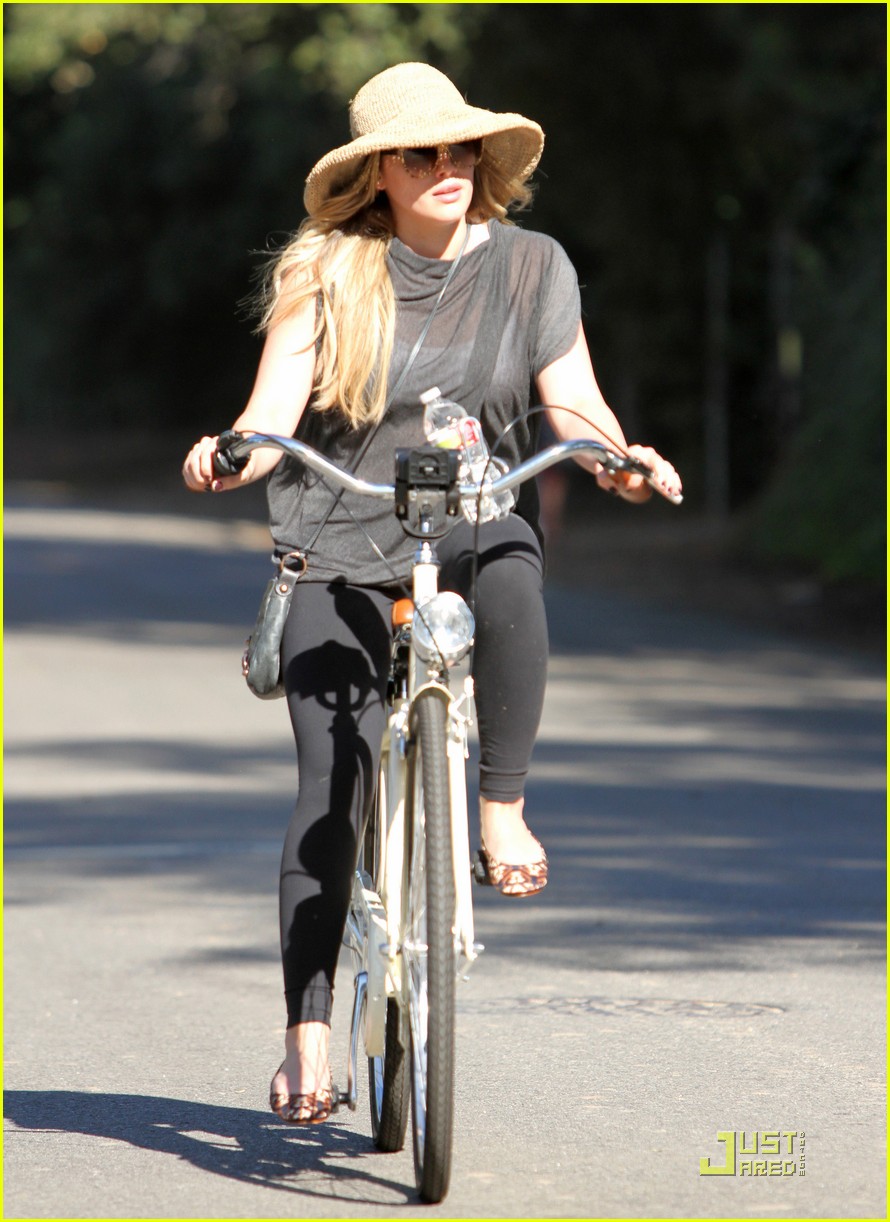 hilary duff spin class day 06