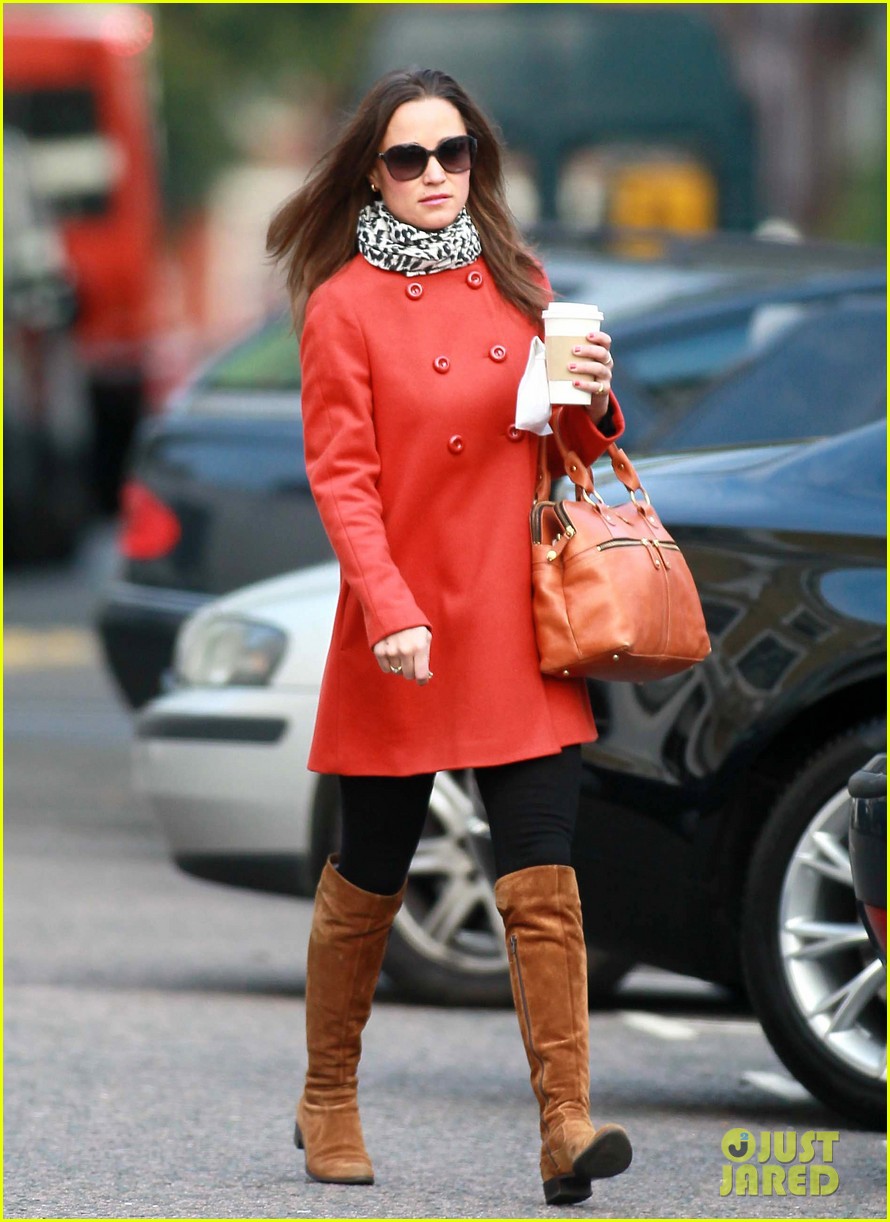 pippa middleton red peacoat 012592238