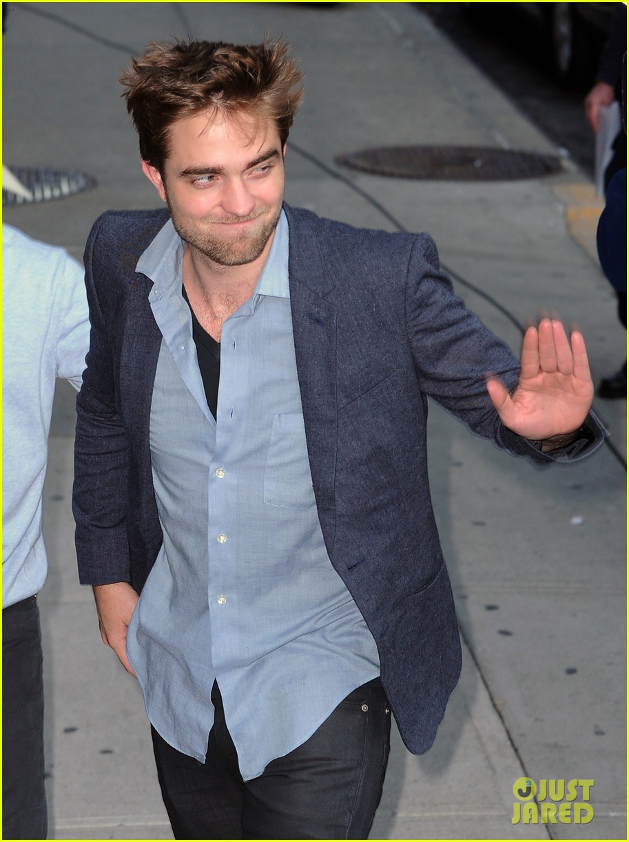 robert pattinson late show with letterman 062598180