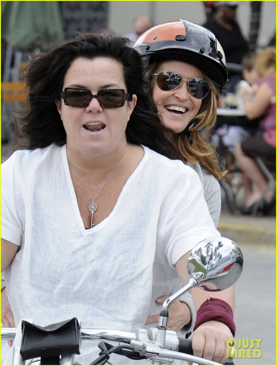 rosie odonnell michelle rounds motorcycle 012604588