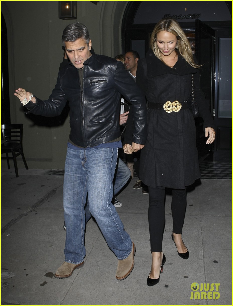 george clooney stacy keibler dinner at craigs 012607452
