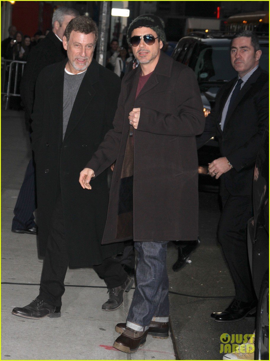 robert downey jr late show with david letterman 022610102