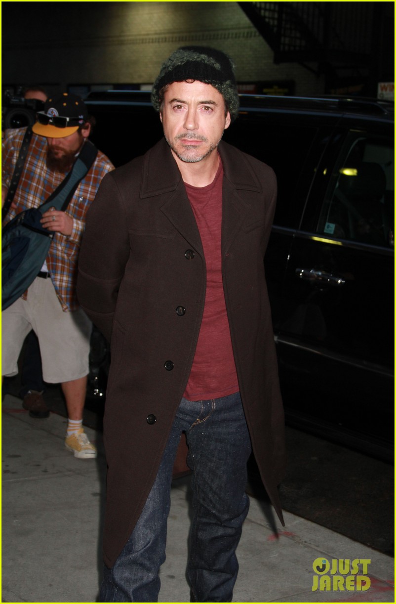 robert downey jr late show with david letterman 082610108