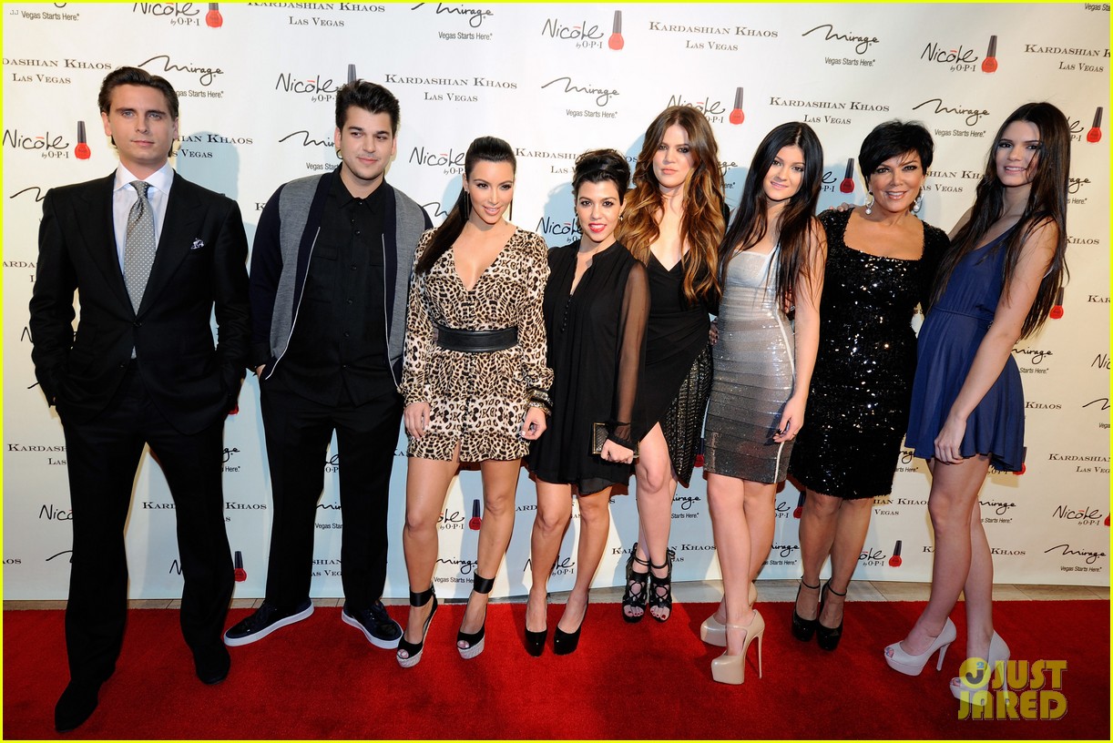 the kardashian family celebrate kardashian khaos opening 152610473