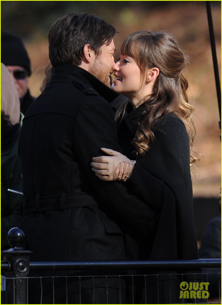 Olivia Wilde & Jason Bateman 'Longest Week' Kiss in Central Park