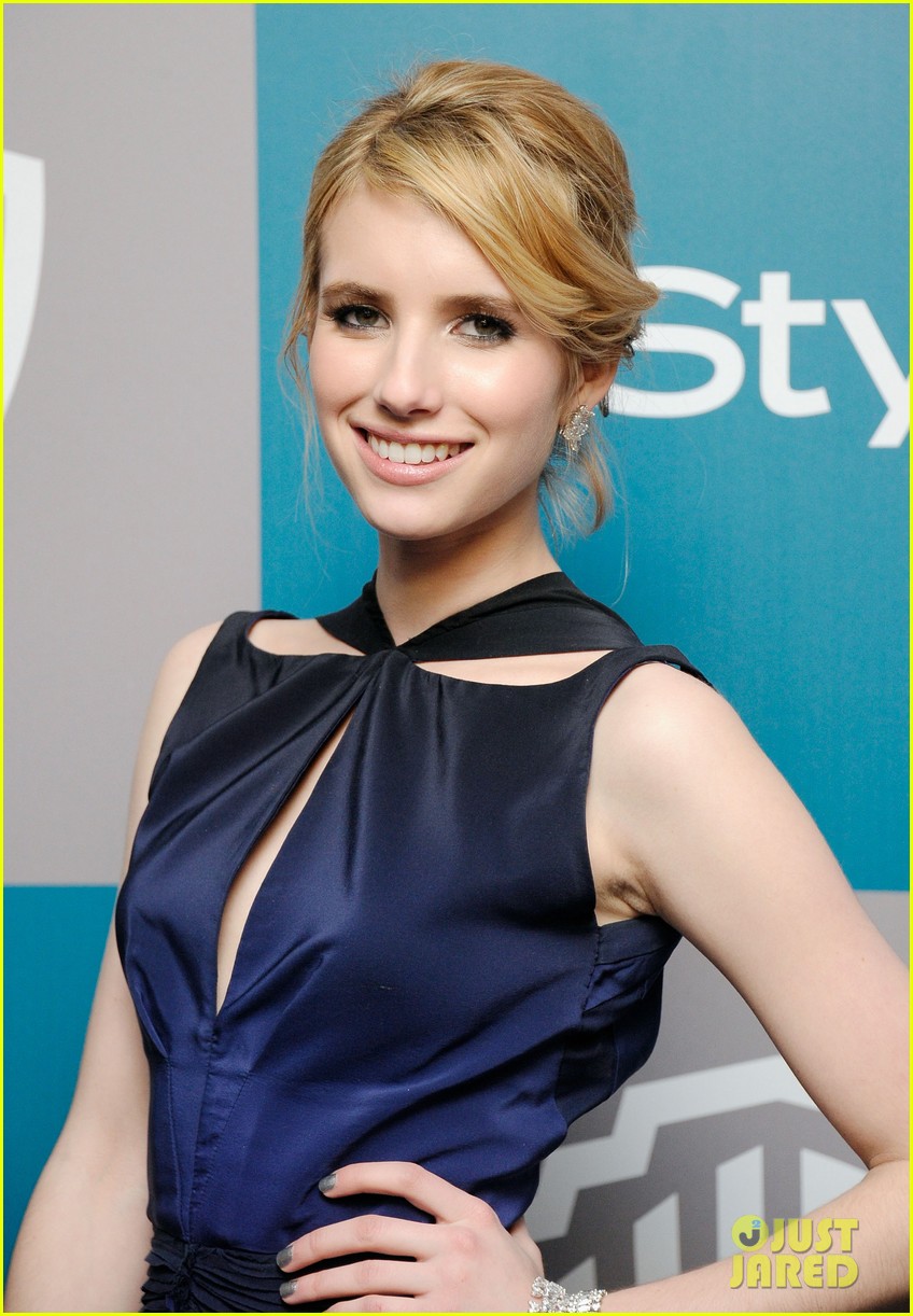 emma roberts chord overstreet golden globes after party 11