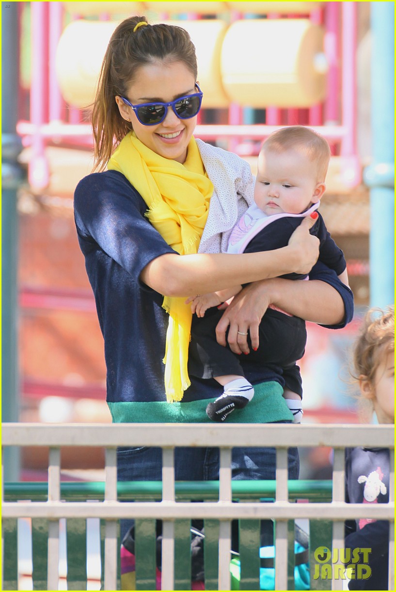 Jessica Alba Park Playdate With Honor & Haven! Photo 2630524 Cash