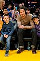 david beckham lakers game with the boys 01