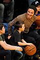 david beckham lakers game with the boys 02