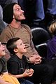 david beckham lakers game with the boys 04