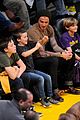david beckham lakers game with the boys 10